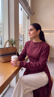 Deep Maroon Co-Ord Set